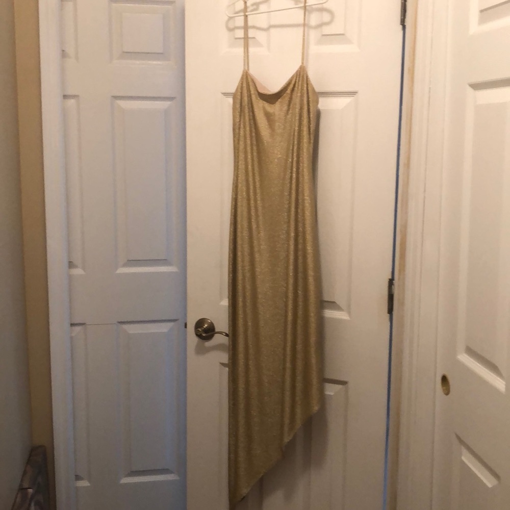 Gold dress
